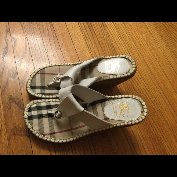 Authentic Burberry Wedges 37 - Picture 1 of 4
